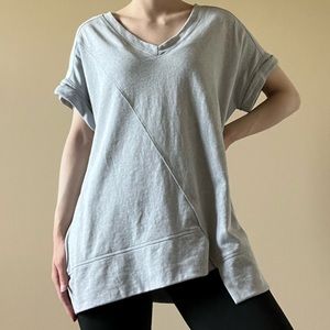 Calvin Klein performance gray short sleeve shirt: size large